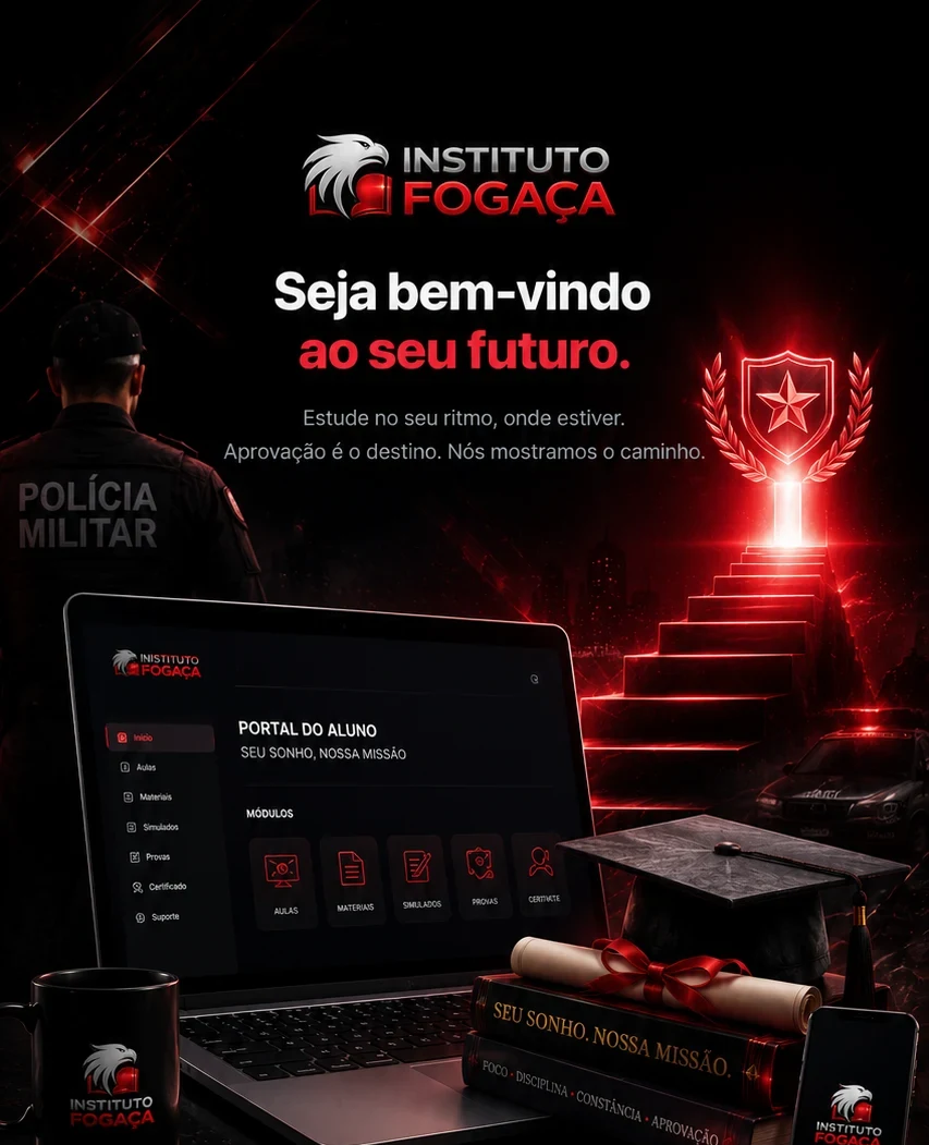 Portal do aluno do Instituto Fogaça no celular